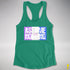 Assume Nothing Drag Pride Flag Racerback Tank - Kelly Green
